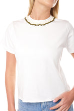 Load image into Gallery viewer, Ramona T-Shirt - White/Olive
